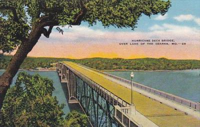 Hurricane Deck bridge postcard